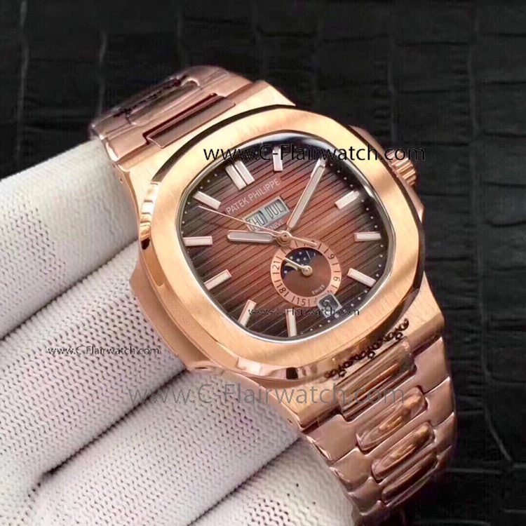 Copy Patek Philippe Nautilus Annual Calendar Watch Rose Gold Copy Patek Philippe Nautilus Annual Calendar Watch Rose Gold